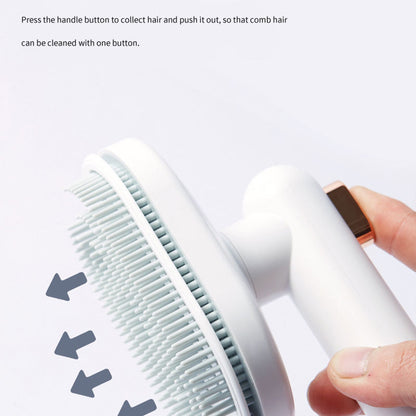 Arched Pet Comb - for loose undercoat fur.