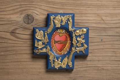 Small Crosses featuring the Sacred Heart