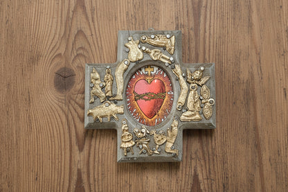 Small Crosses featuring the Sacred Heart