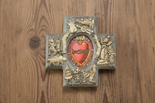 Small Crosses featuring the Sacred Heart