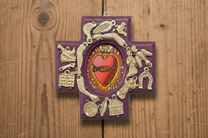 Small Crosses featuring the Sacred Heart