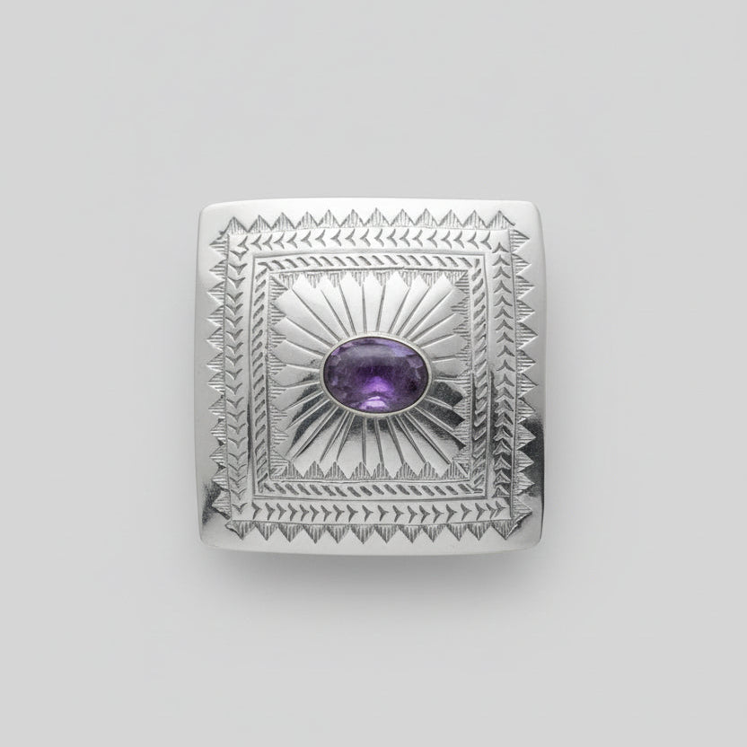 Trinket Box Crowned by a Domed Stone