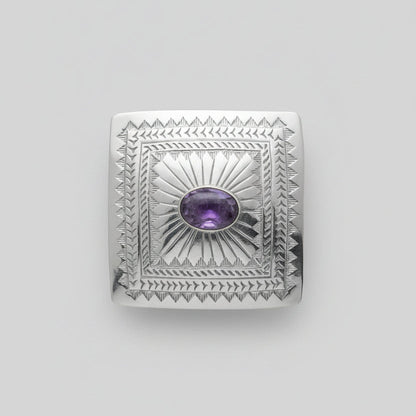 Trinket Box Crowned by a Domed Stone