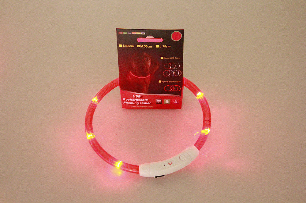 USB Rechargeable  Dog Glowing Collar