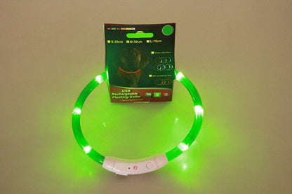 USB Rechargeable  Dog Glowing Collar