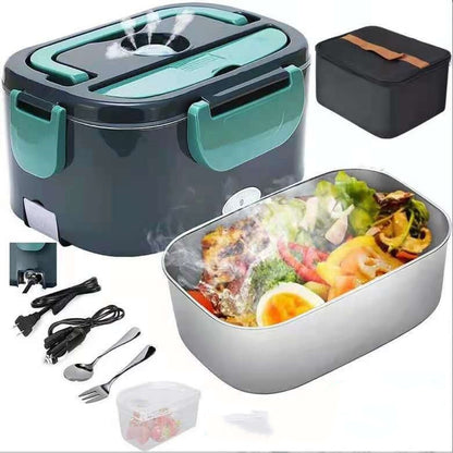 Electric Lunch Box Stainless Steel Car Bento Box