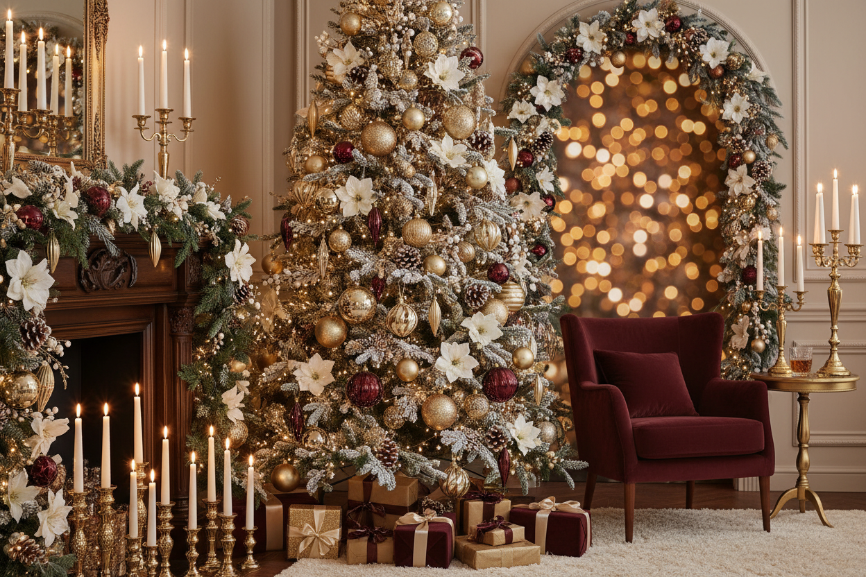 I want a Christmary elegant image